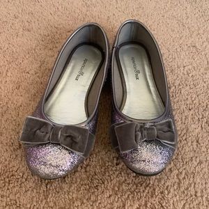 Girls Glitter Flats
